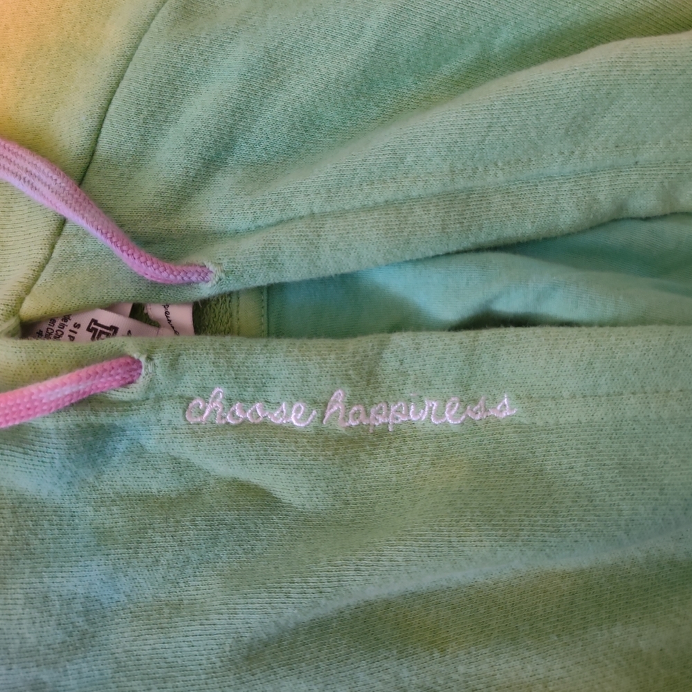 NWT VS PINK X Spiritual Gangster Tie Dye Hoodie Dress - Picture 10 of 13